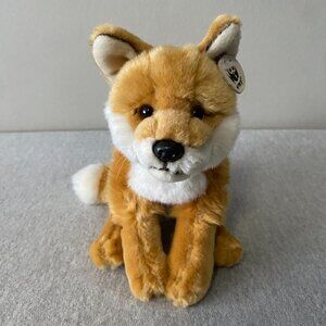 NWOT WWF World Wildlife Fund Red Fox Plush Shoppers Drug Mart Import 6.5"